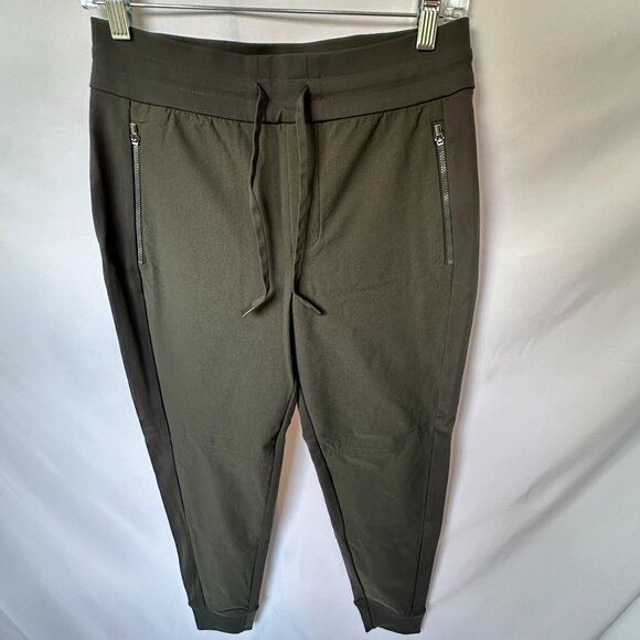 Athleta Headlands Hybrid Trek Mid Rise Jogger | Aspen Olive | Size 6 - Picture 4 of 8